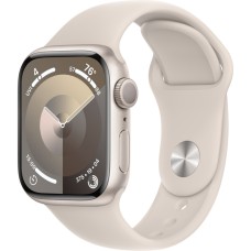 Apple Watch Series 9 GPS 41mm  Starlight Aluminium (сияющая звезда)